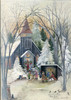 Christmas Nativity and Church