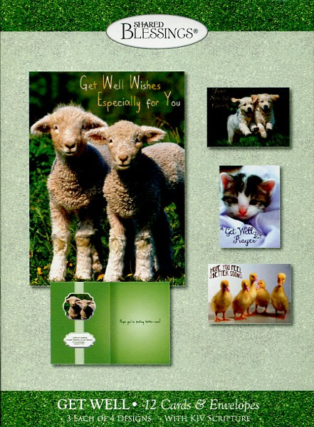 Christian Get Well Cards Boxed Religious Get Well Soon Cards