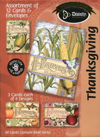 Harvest Blessings - Boxed Thanksgiving Cards