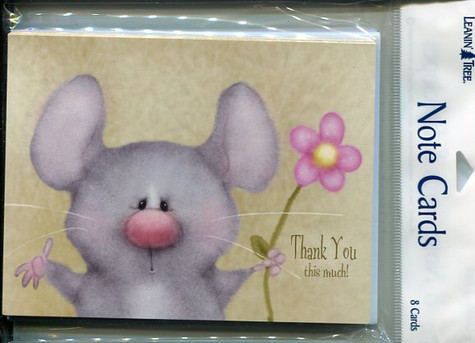 Mouse Thank You Notecards