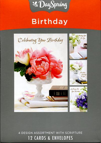12 DaySpring boxed birthday cards