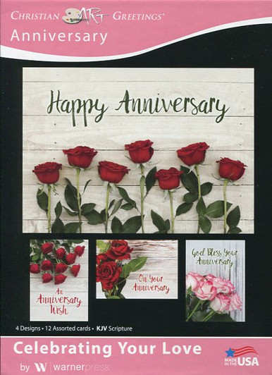 Christian Anniversary Cards : Boxed Religious Anniversary Cards