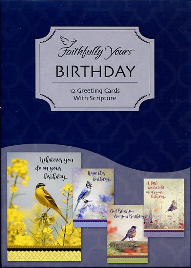 Birthday cards with birds