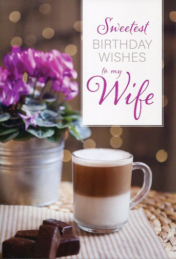 birthday card for wife