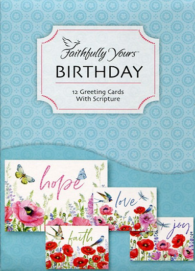 Feminine Christian birthday cards