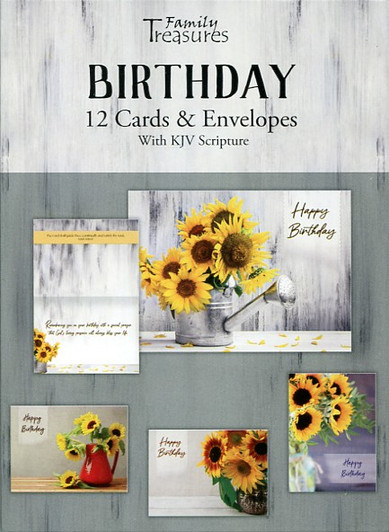 Sunflower Birthday Cards