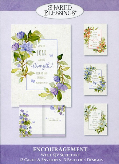 boxed Christian encouragement cards