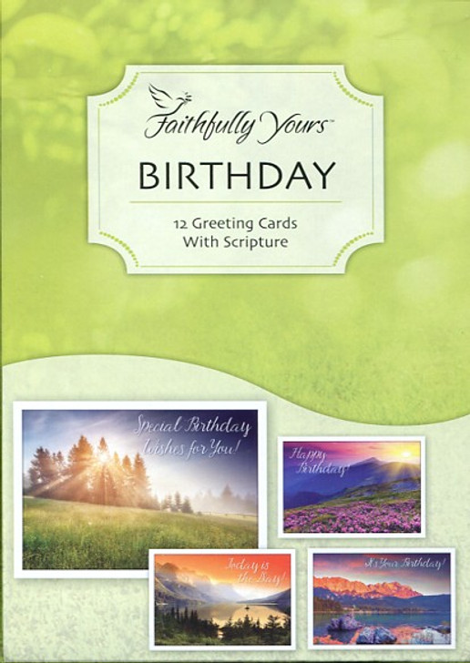 scenic religious birthday cards