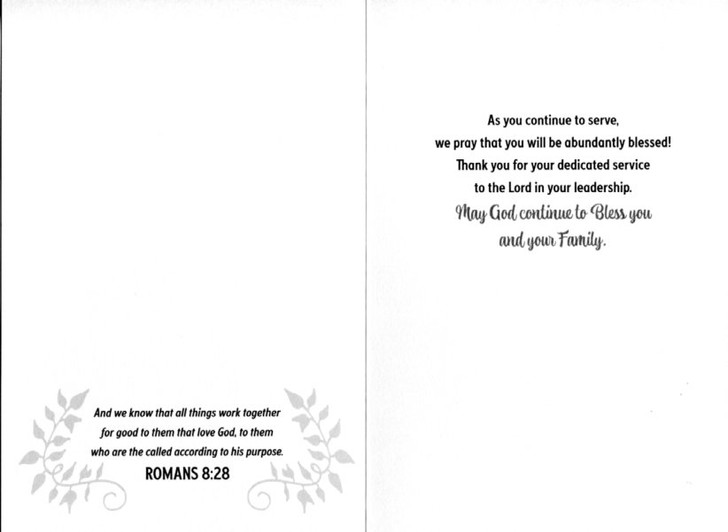 pastor appreciation card