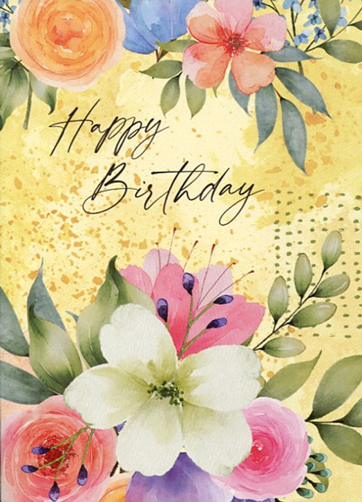 beautiful floral birthday cards