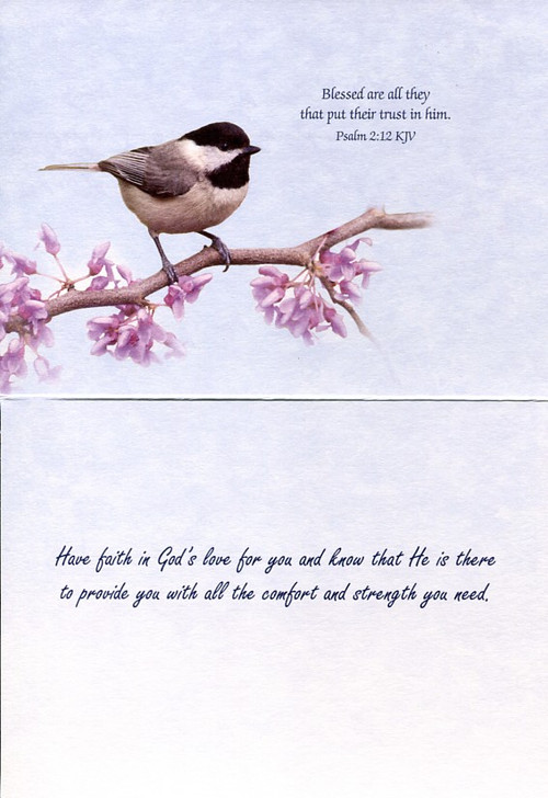 Encouragement cards with KJV Scripture verse