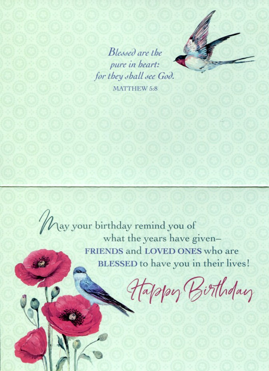 Feminine Christian birthday cards