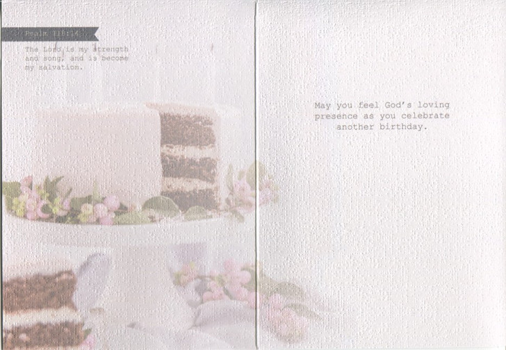 Christian birthday wishes card