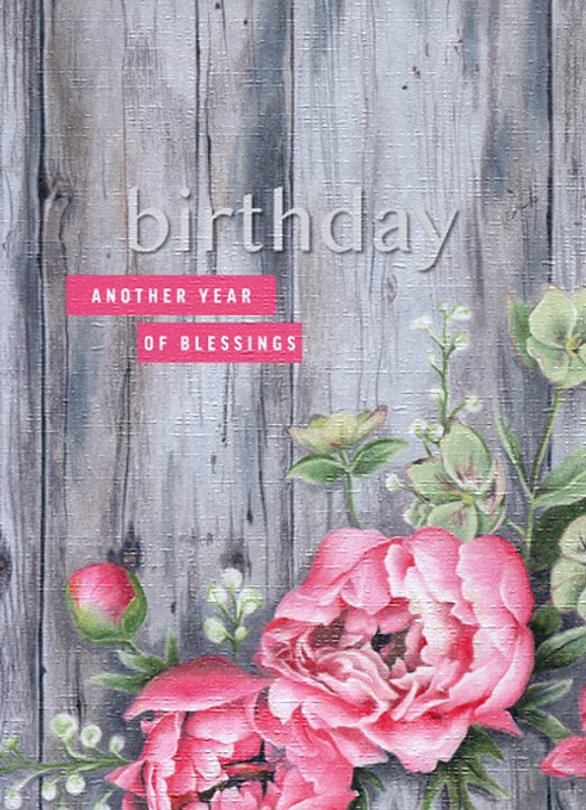 Floral Christian birthday cards