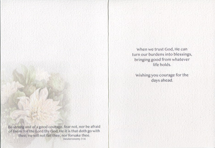 Christian cards - encouragement 