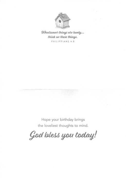 Feminine Birthday Christian Greeting Cards