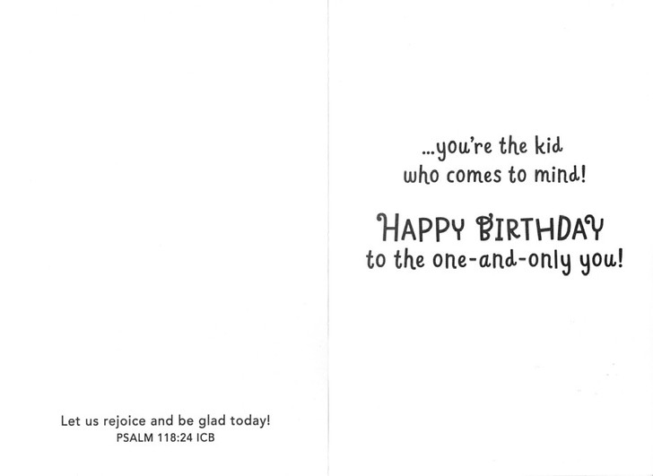 Kids Christian birthday cards
