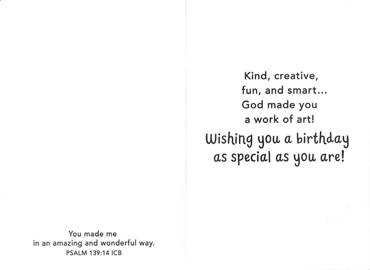 Kids Christian birthday cards