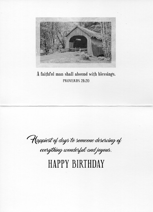 Covered Bridges Birthday Cards