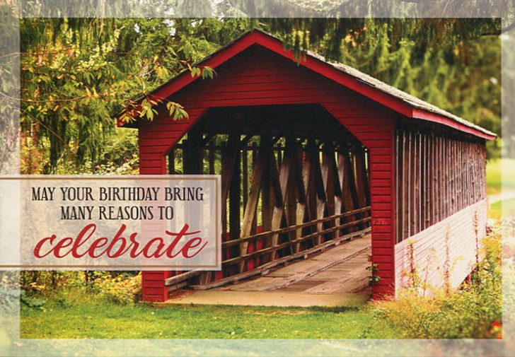 Covered Bridges Birthday Cards