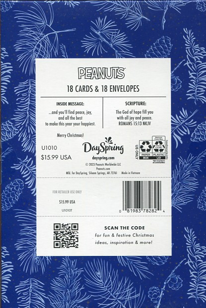 Christmas Boxed Cards : Peanuts