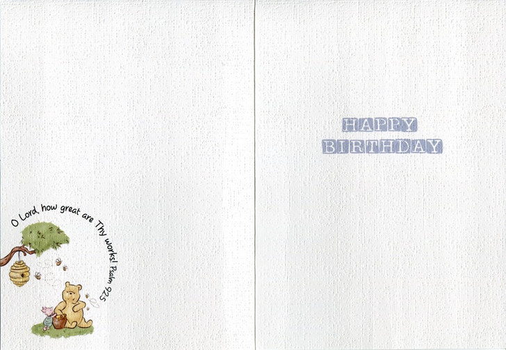Winnie the Pooh - Child Birthday Cards