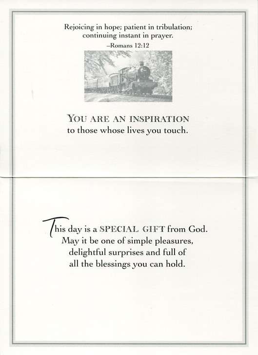 Birthday cards with locomotives / trains