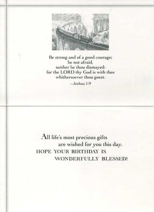 Birthday cards with locomotives / trains