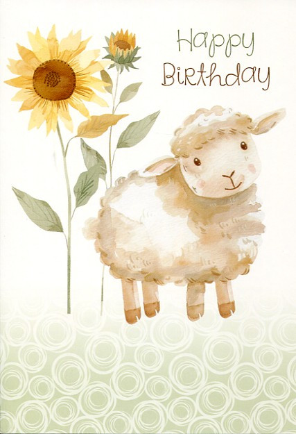 Child animal birthday cards