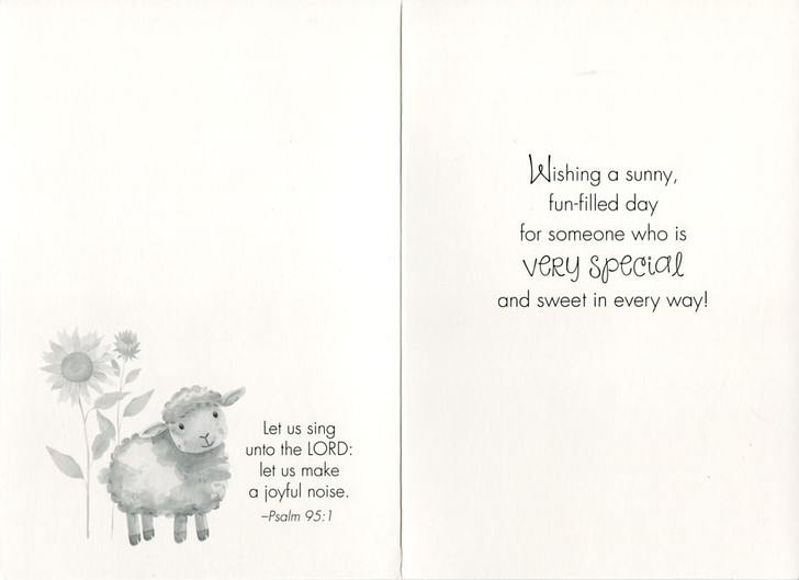 Child animal birthday cards