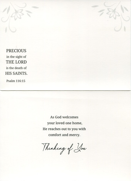 Sympathy cards with KJV Scripture