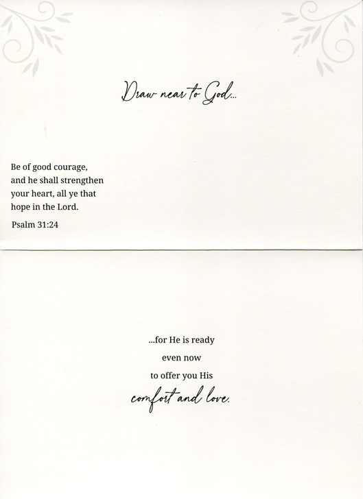 Sympathy cards with KJV Scripture