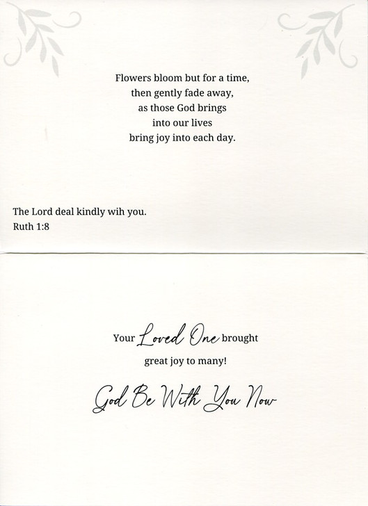 Sympathy cards with KJV Scripture