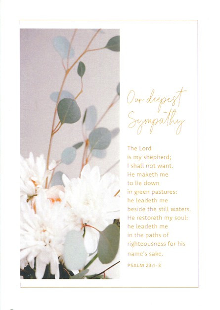 Faith View Creations Sympathy Cards