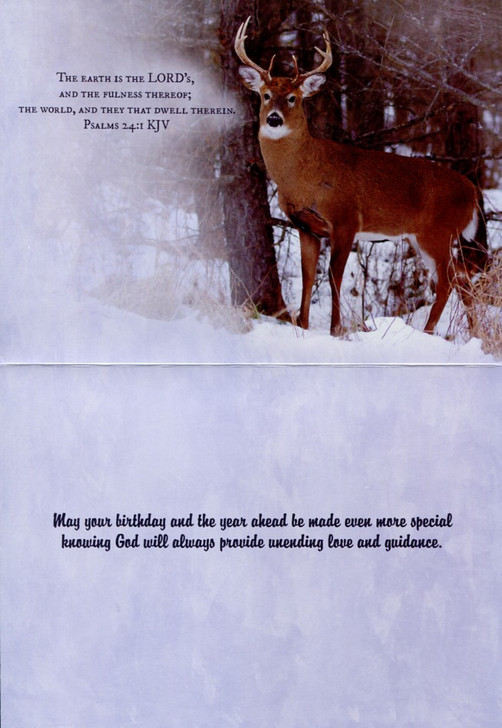 Deer birthday cards for men