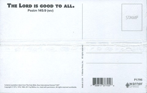 Postcards for church ministry.  Pack of 25 postcards with Scripture verse.