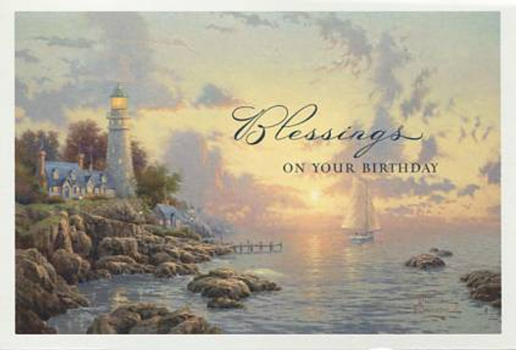Thomas Kinkade Birthday Card