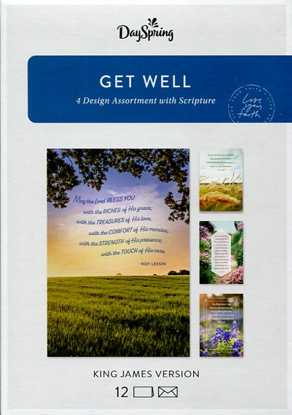 Christian Get Well Cards Boxed Religious Get Well Soon Cards