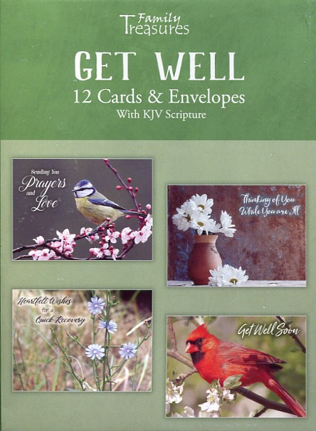 Christian Get Well Cards : Boxed Religious Get Well Soon Cards