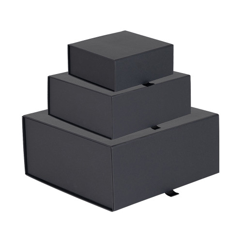 Image of Black Square Magnetic Boxes