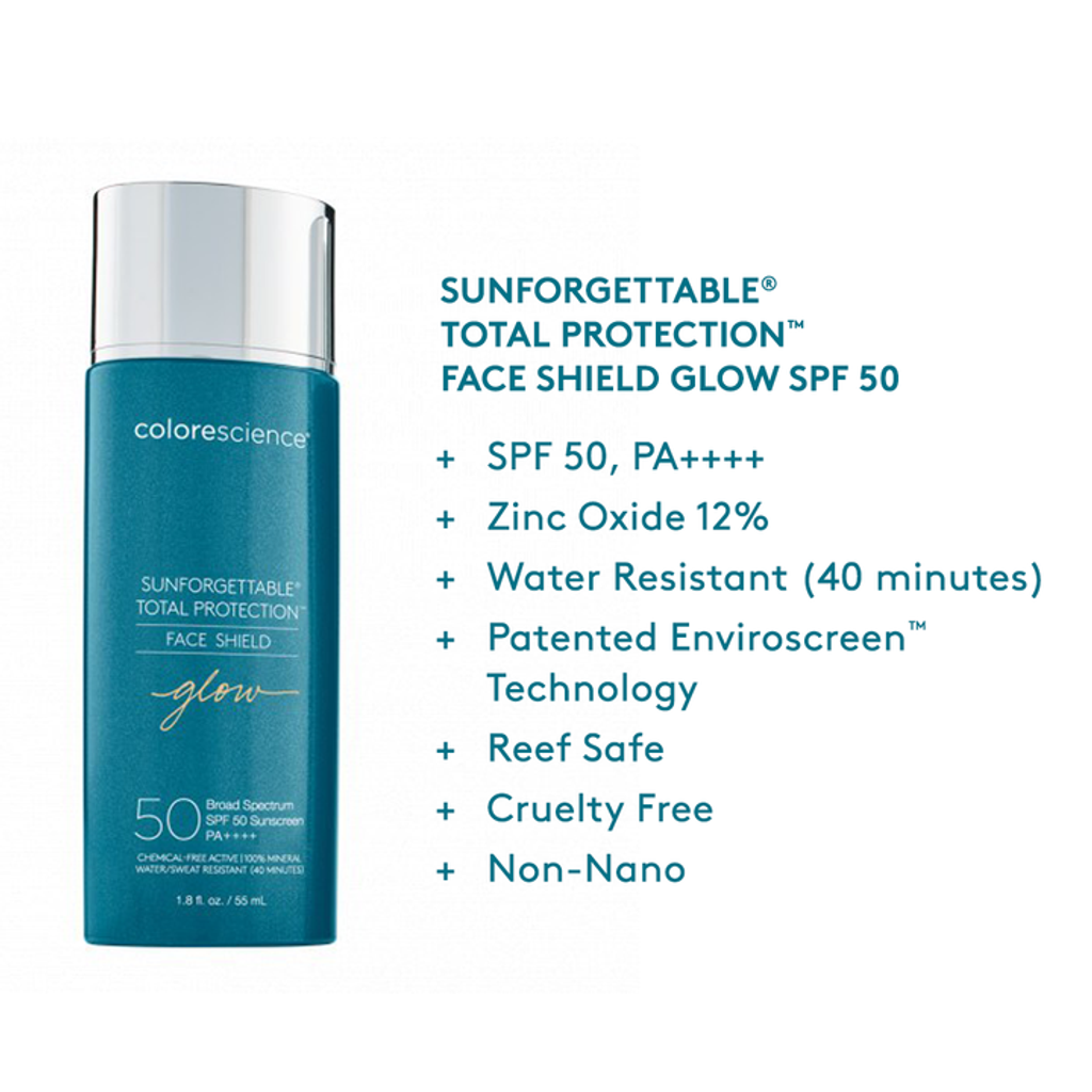 Colorescience Sunforgettable Total Protection Face Shield Glow Sunscreen SPF 50
