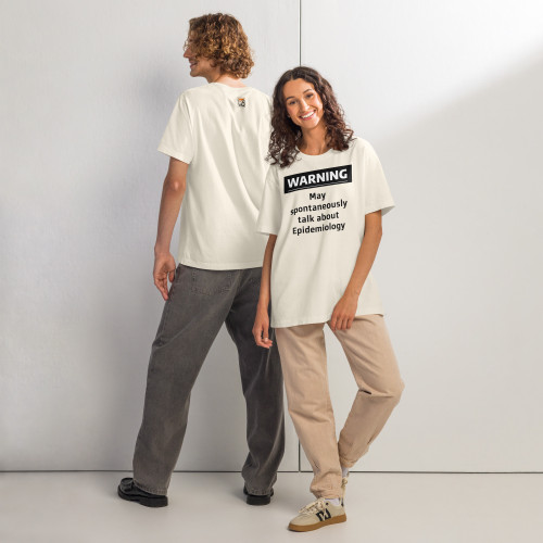 Unisex oversized t-shirt - Warning: Epidemiology 
