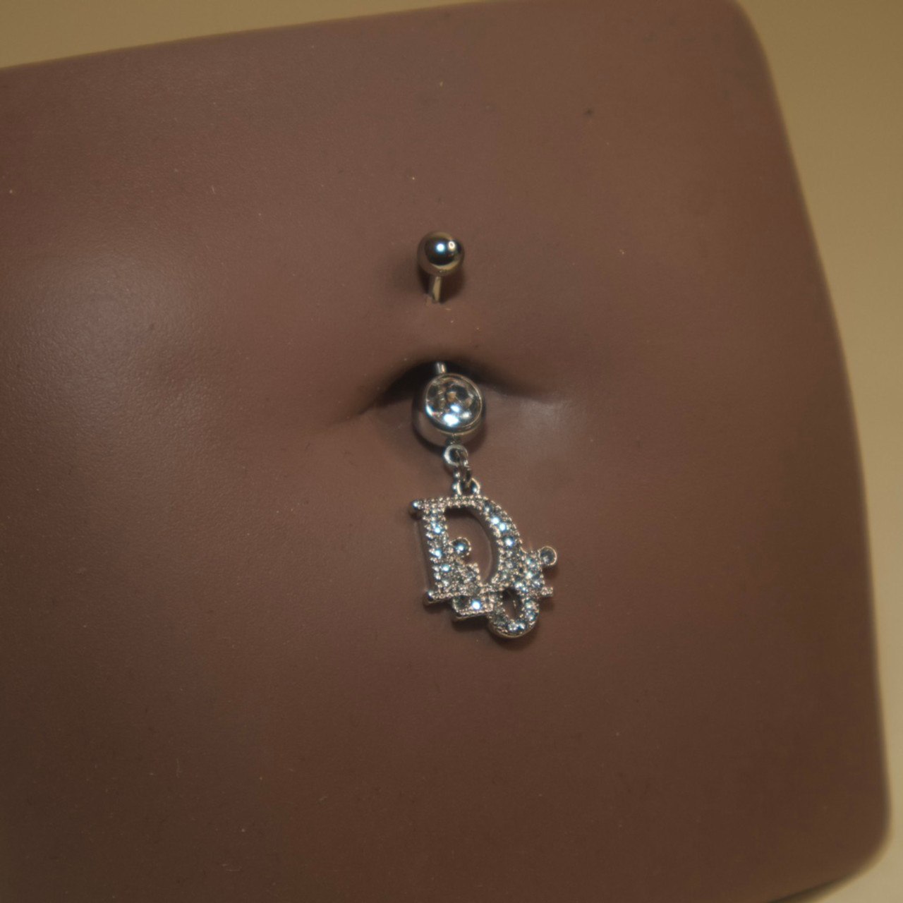 lv belly button ring