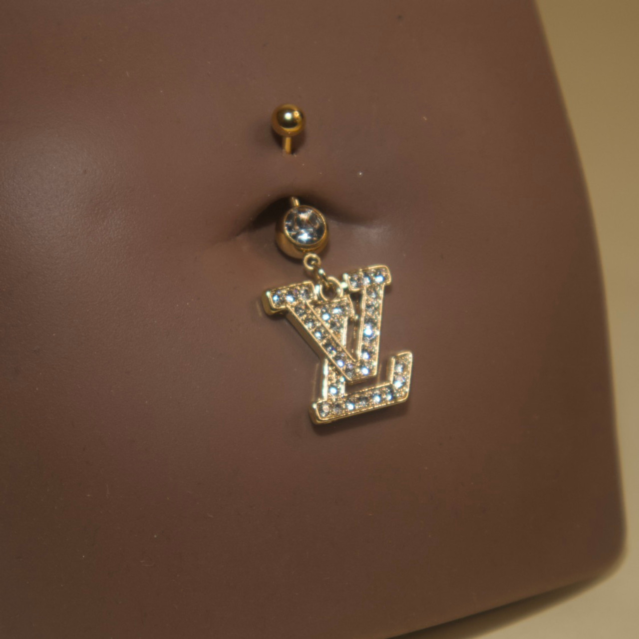 louis vuitton belly button ring