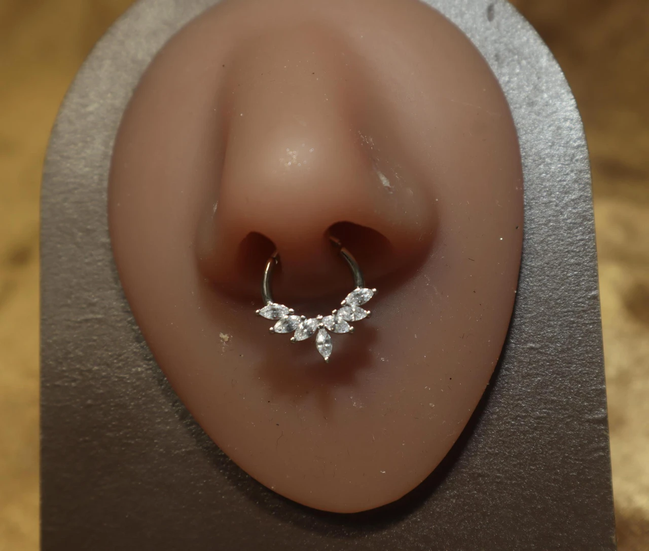 Gem Cluster Septum Ring - YoniDa’Punani