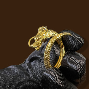 Vintage Antique Dragon Finger Ring Adjustable Jewelry Vintage Antique Dragon Finger Ring Adjustable Jewelry