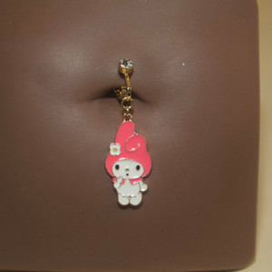 Dangle Kitty Navel Clip Non Piercing Belly Button Dangle Kitty Navel Clip Non Piercing Belly Button