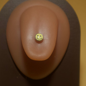Smiley Tongue Ring Barbell Body Piercing Jewelry Smiley Tongue Ring Barbell Body Piercing Jewelry