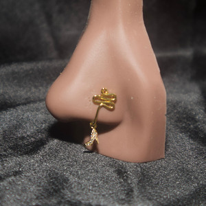 Dangle High Heel Nose Cuff Non-Piercing Jewelry Dangle High Heel Nose Cuff Non-Piercing Jewelry