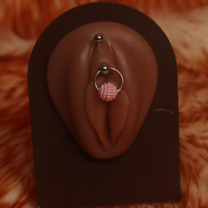 Pink Pearl Intimate Genital Body Piercing Jewelry Pink Pearl Intimate Genital Body Piercing Jewelry